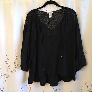 🌟BOGO🌟 Esley Black Boho Top